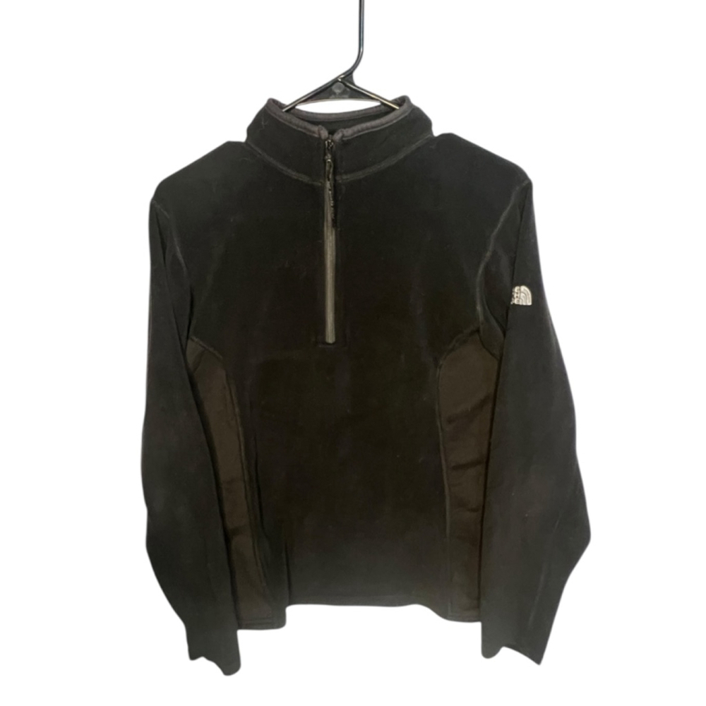 The North Face Black Quarter Zip Fleece Pullover Jacket